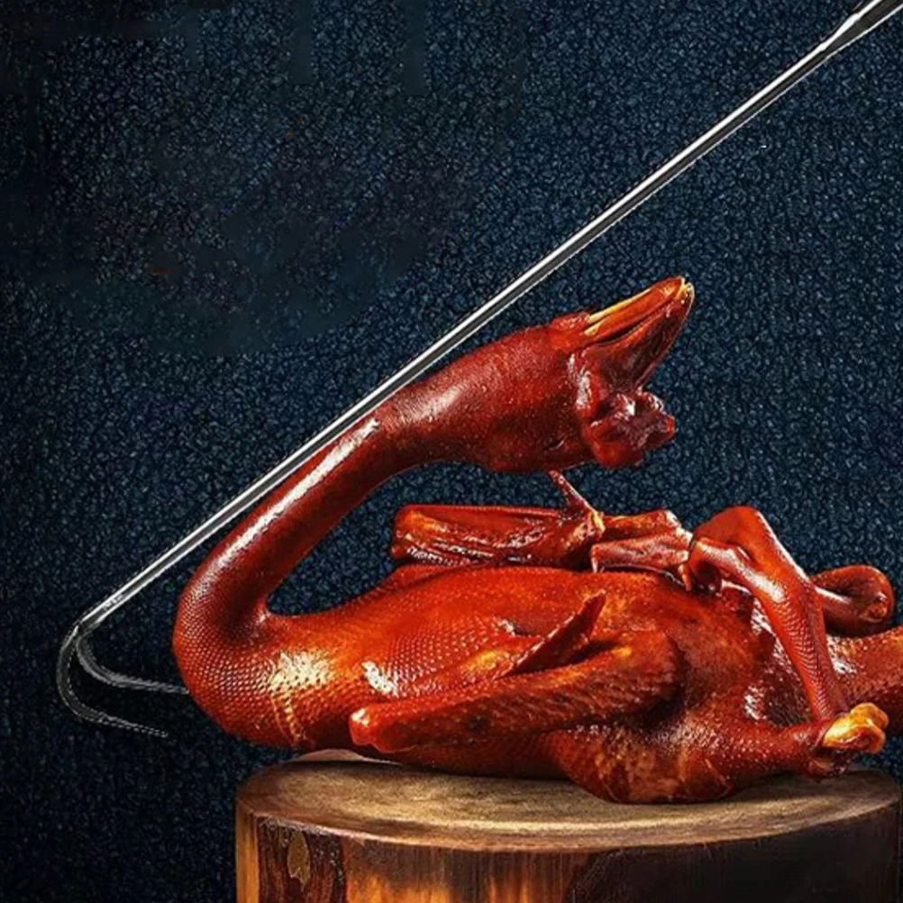 

Meat Hook Stainless Steel Food Turner Hook for Barbecue Meat Processing Drying Home Restaurant Butcher Shop Use