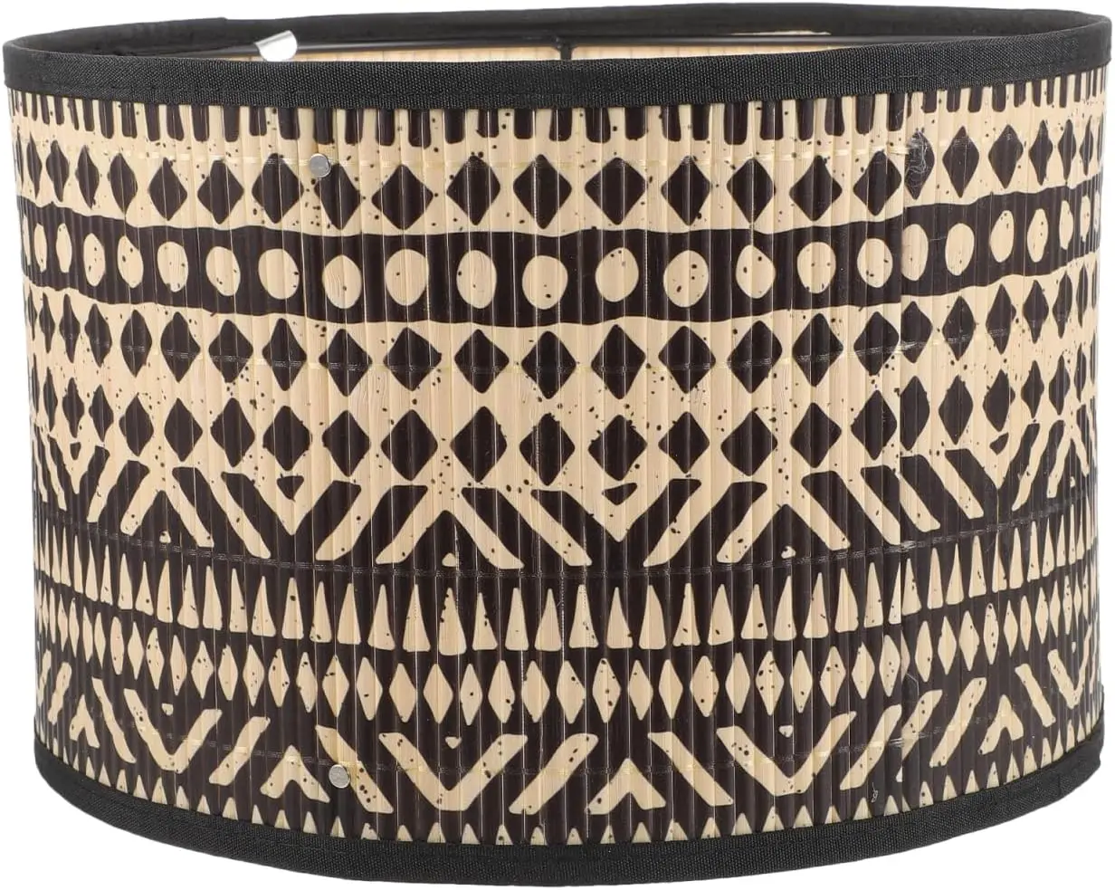 

Бамбуковый абажур, винтажный абажур-барабан, абажур для настольной лампы, сменные чехлы для люстр, аксессуар для освещения P