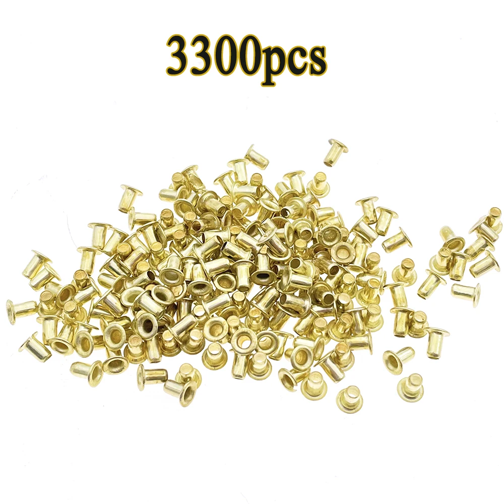 3300pcs Bee Farm Brass Plating Coppering Eyelets Insert Into Hole On Frame Be Gouged Wiring Assemble Protection Beekeeping Tools