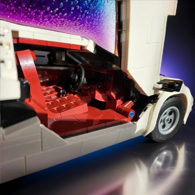 1709pcs MOC Icons Fixing The Countach Model Building Blocks Architecture Toy Christmas Gift Birthday Creative Assemble Idea DIY