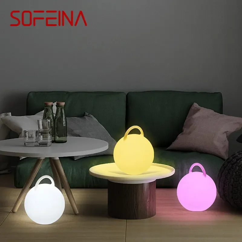 

SOFEINA Night Light 16 Colors With Remote Control Led Creative Portable Decor Home Atmosphere Lamp for Living Room Table Desk