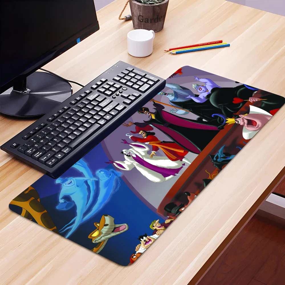Non-slip Mouse Pad D-Disney V-Villains Suitable For Office Computers Laptops E-sports Game Desk Mats XXL Keyboard