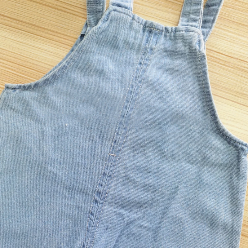 IENENS tuta per bebè Toddler Boy Jeans tuta abbigliamento pantaloni in Denim per neonato pantaloni lunghi per ragazza salopette blu chiaro