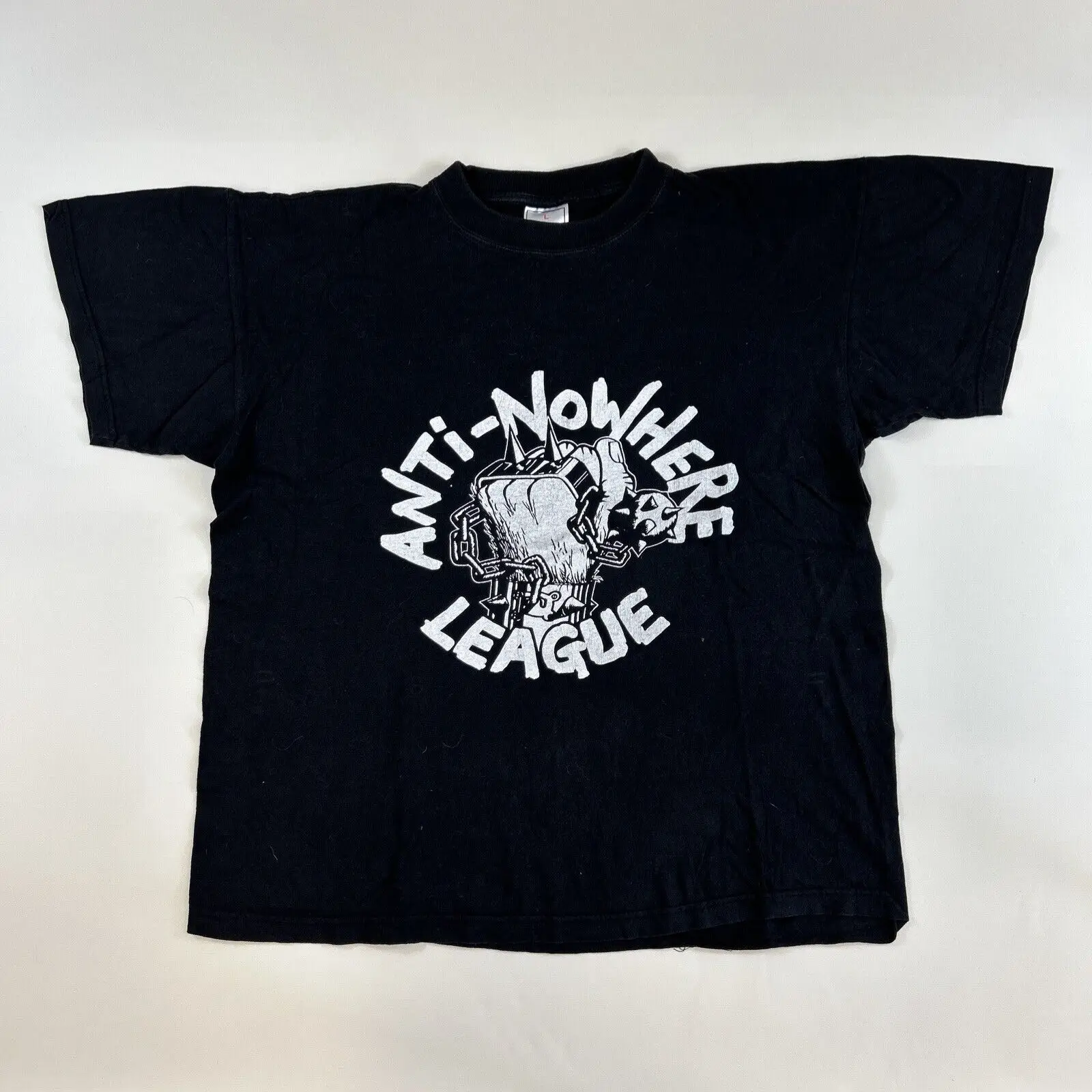 Vintage Anti Nowhere League T Shirt Size L