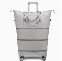 2025 new trolley bags detachable wheels expandable large capacity multifunctional travel luggage rolling bag spinner wheels bags
