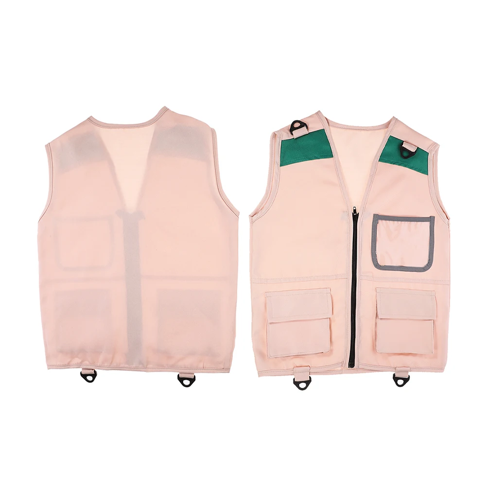 

2pcs Explorer Vest Kids Adventure Costume Kid Outdoor Exploration Vest Lightweight Breathable Children Clothing Cosplay Party