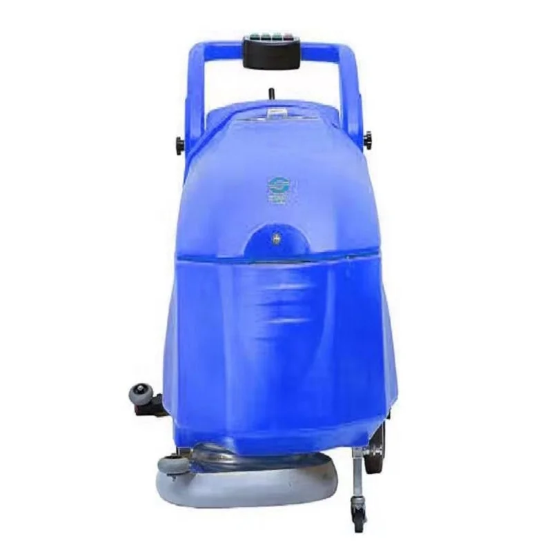 new solution 168RPM commercial battery operated smart floor scrubber push type scrubber dryer floor machine cleaning for factory