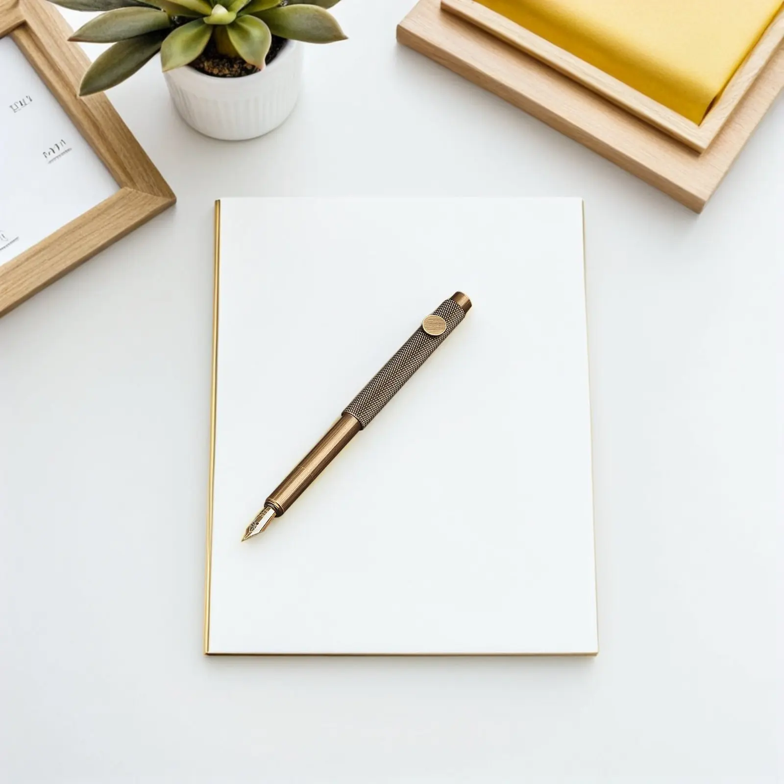 

Portable Brass Fountain Pen Retro 0.5mm Fine Tip Smooth Writing Pocket Calligraphy Pen for Students Professionals