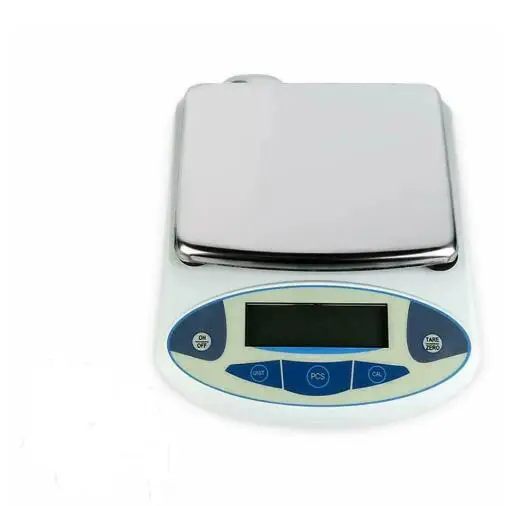 

5kg x 0.01g 5000g 5000/0.01 Lab Analytical Digital Balance Scale Jewellery Electronics said ,with LCD display weight sensor