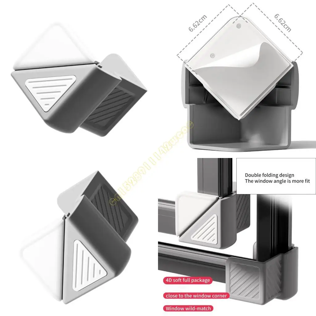 

Easy Installation Silicone Edges Guard for Corners Childproof Home Office DXAD