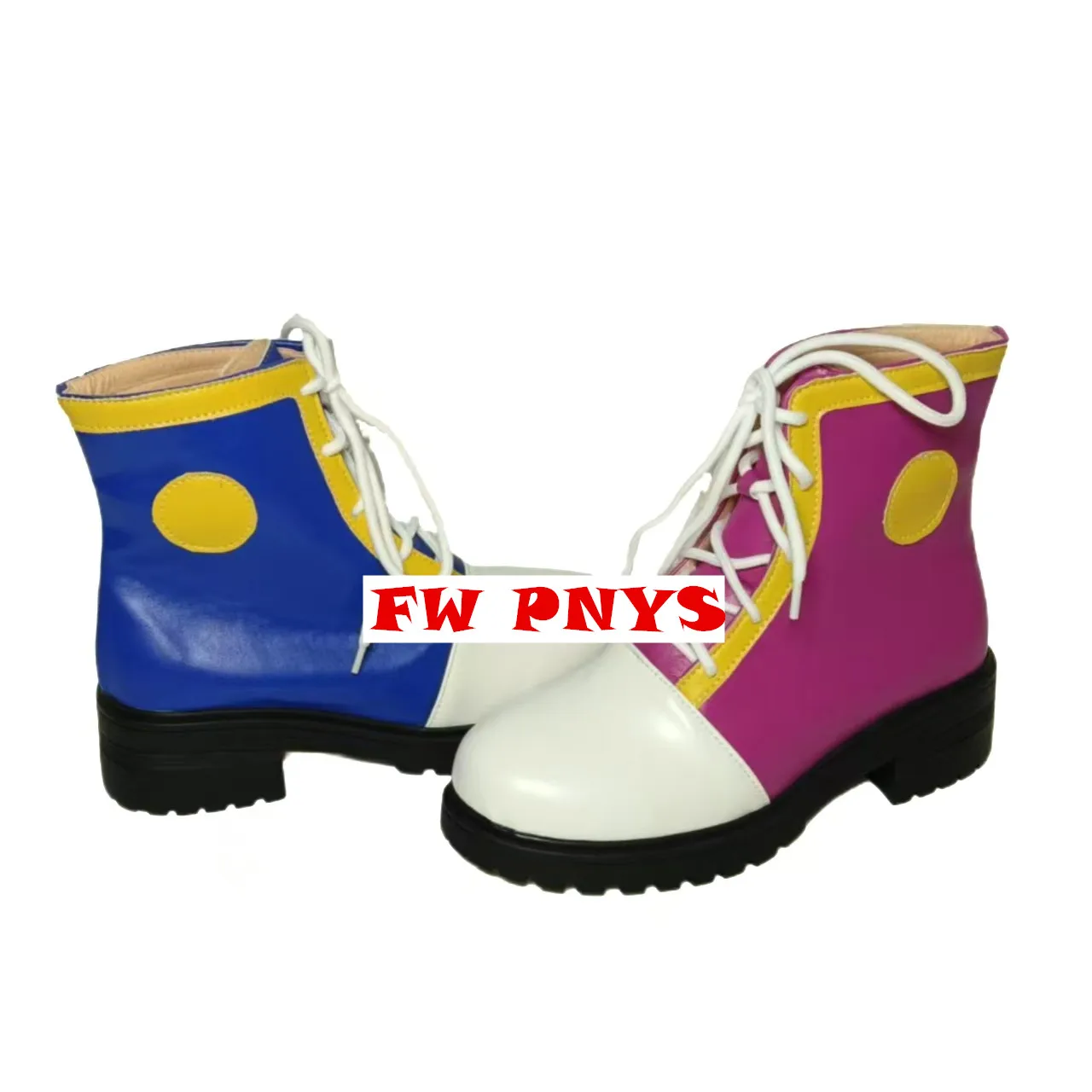 大人子供ユニセックスアニメピエロコスプレブーツ個人混合色フェスティバルアクセサリー靴カスタマイズされたサーカスの記念品
