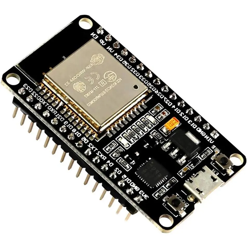 ESP-WROOM-32 ESP32 ESP-32S 2.4GHz Dual-Mode WiFi + Bluetooth Dual Cores Microcontroller Processor Integrated with Antenna RF AMP