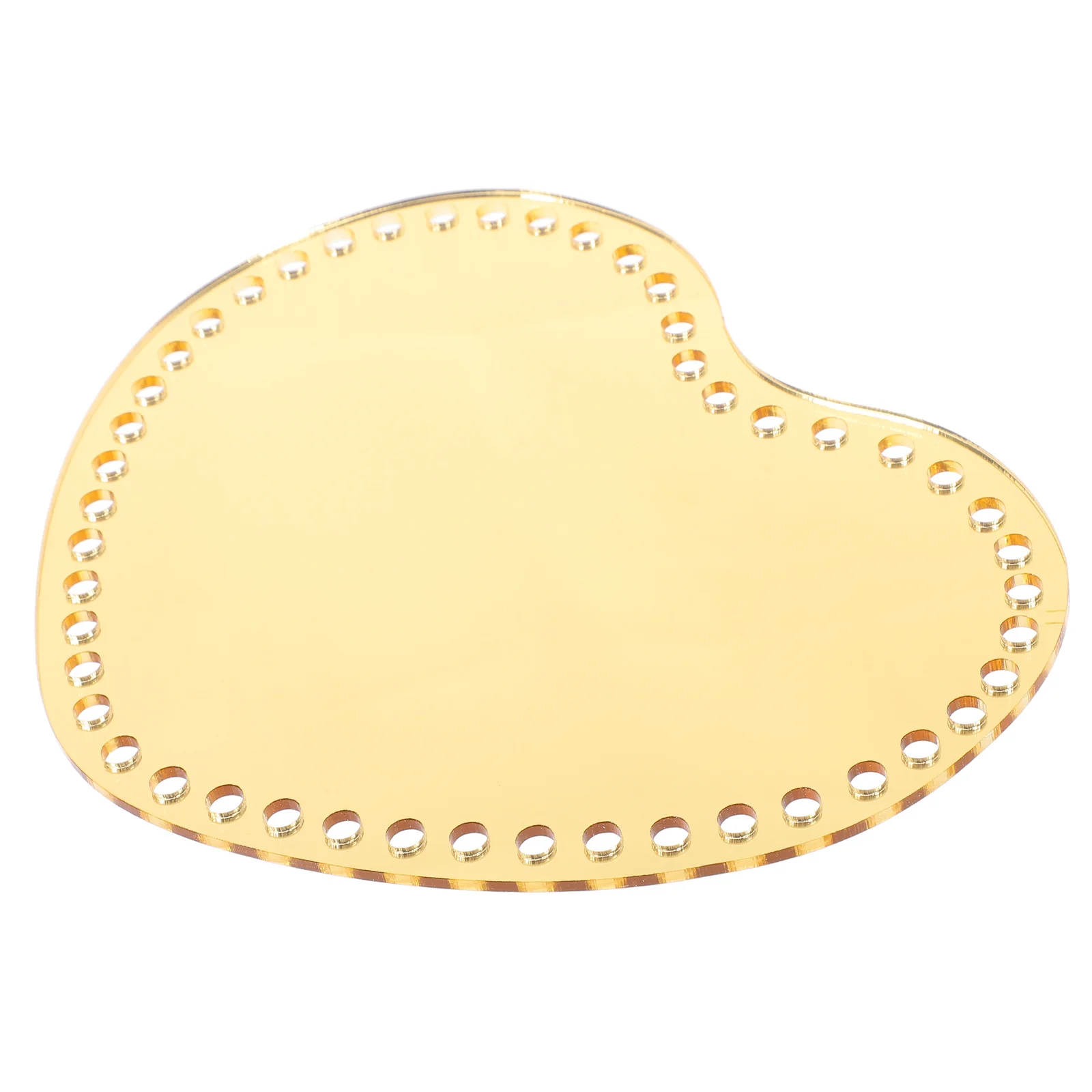 

2pcs Acrylic Bottom Base Crochet Knitting Diy Smooth Handbag Shaper Pad Craft Basket Weaving Base For Crochet Basket Tool Supply