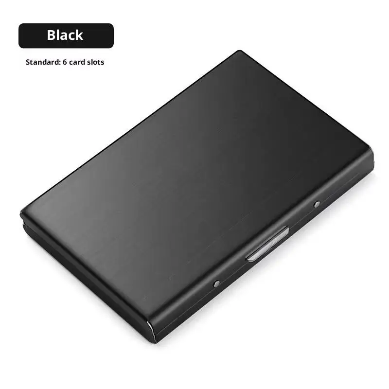 Business Card Holder RFID Credit Card Holder Stainless Steel ID Card Case Slim Metal Wallet
