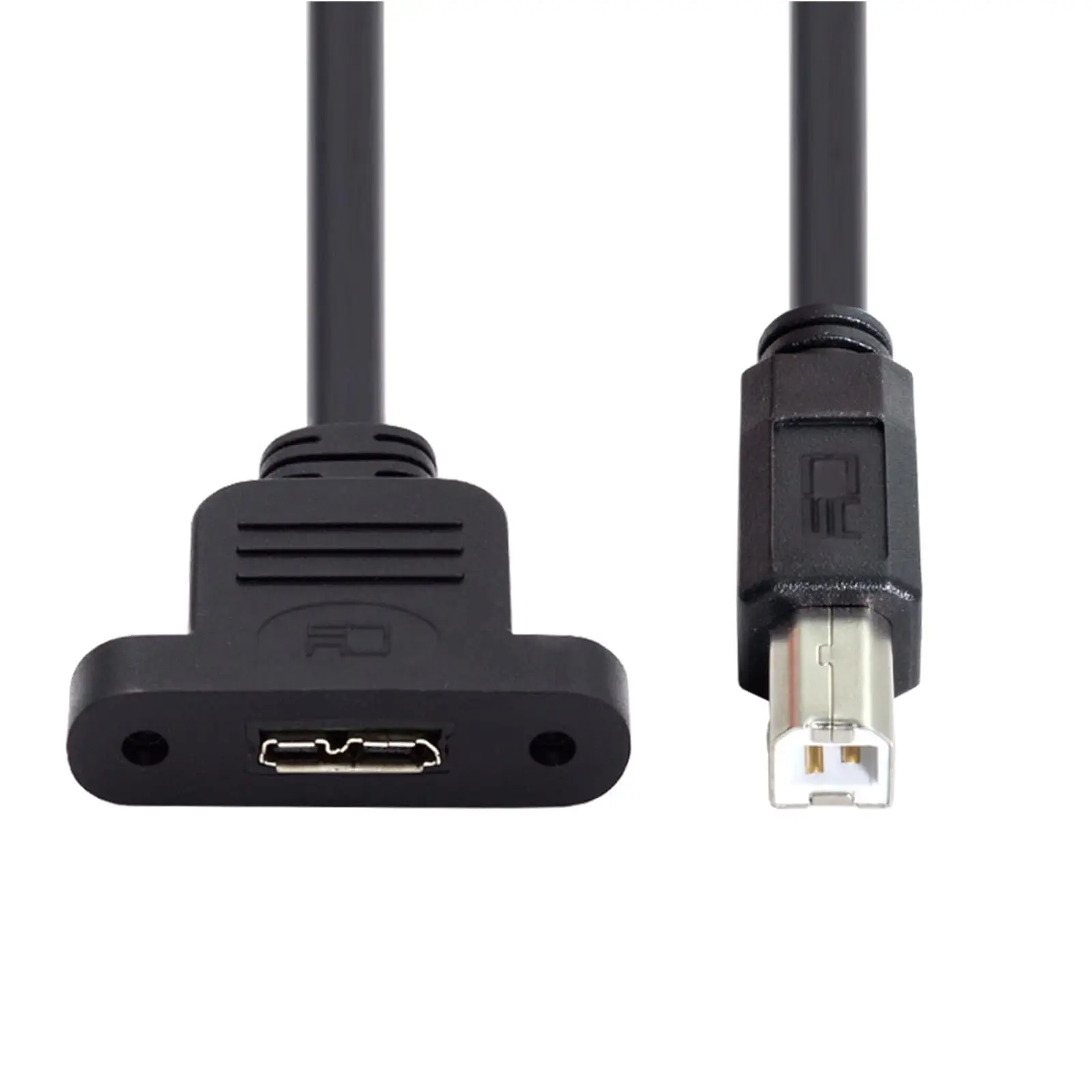  Micro USB 3.0 Female to USB B Male Port High-Speed Transfer Hard Disk Data Extension Cable 50CM
