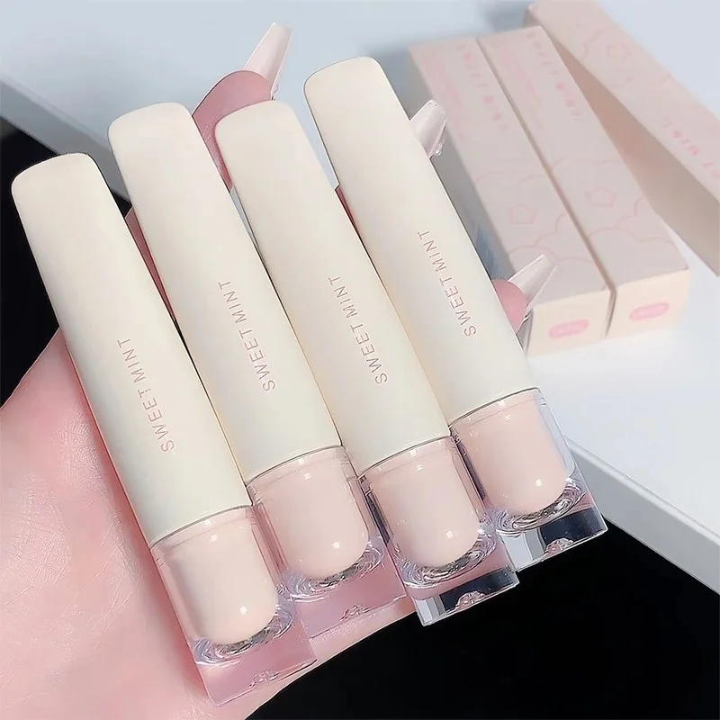 4Colors Crystal Jelly Lipgloss Liquid Lipstick Moisturizing Fine Flash Lipstick Lasting Waterproof No-stick Cup Lip Gloss Makeup