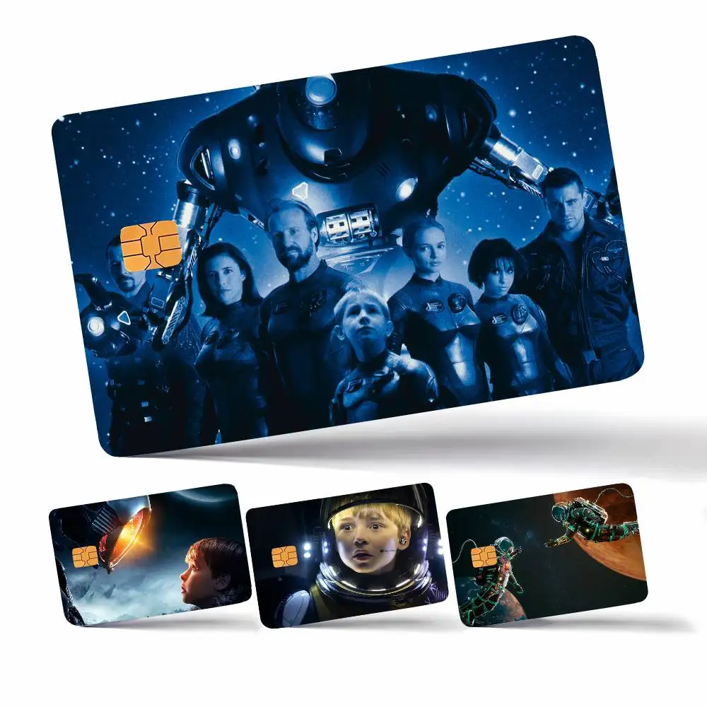 ملصقات بطاقات NF لفيلم L-losts S-spaces غطاء جلدي مقاوم للماء لخصم الائتمان وبطاقة حافلة البنك الأمامية #1