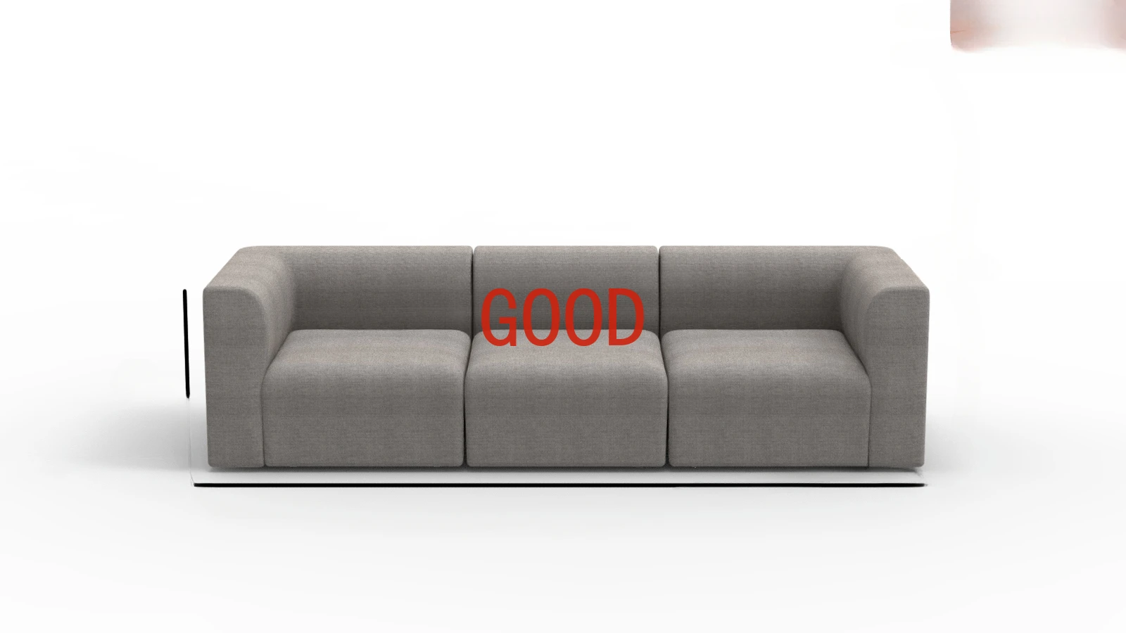 

Sofa | Nordic and Japanese Style Modern Simple Living Room Small Apartment Corner Fabric Module