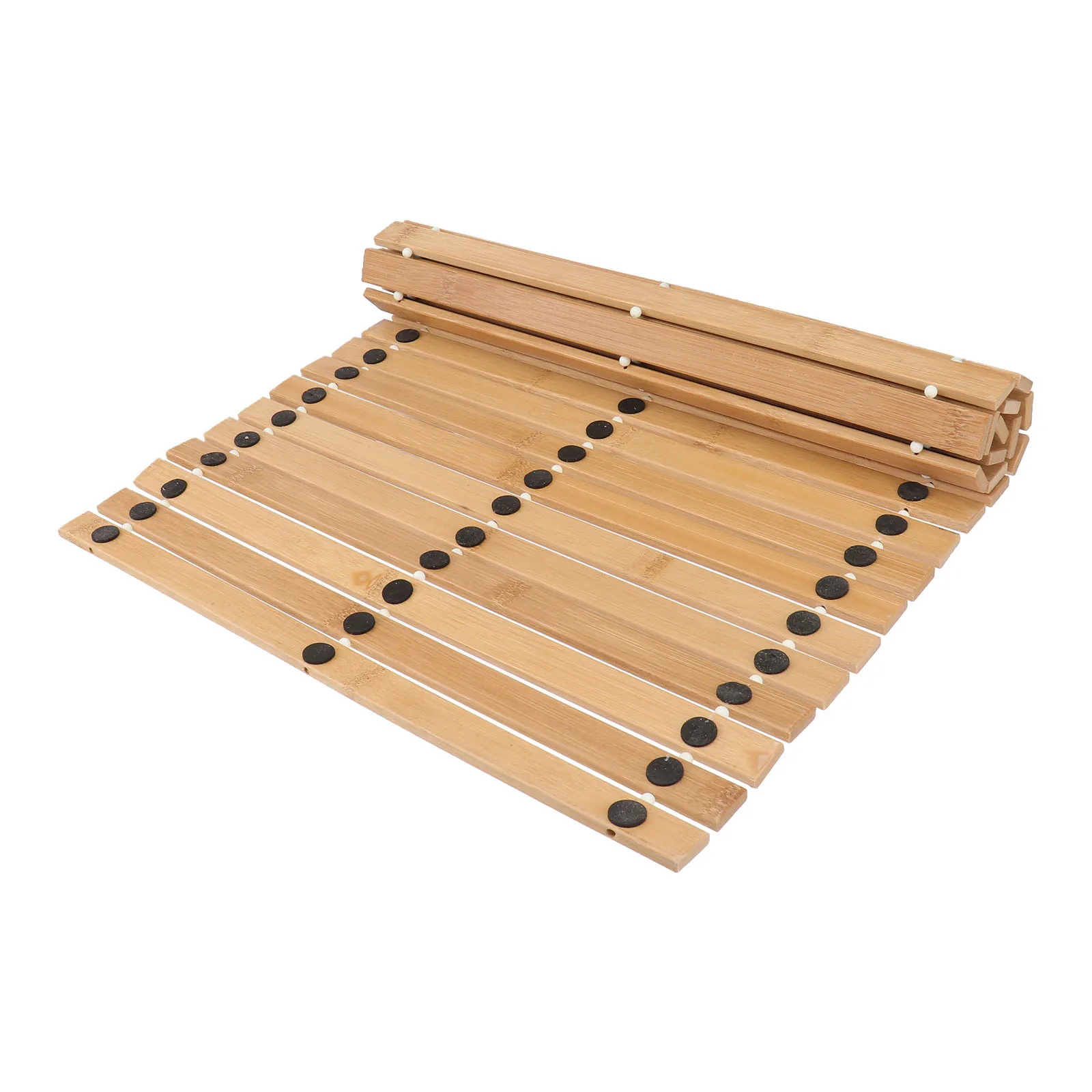 

Non Slip Floor Mat Eco Friendly Bath Shower Bamboo Corrosion Proof Hotel Sauna Spa Locker Room Easy Clean Durability Fits Most