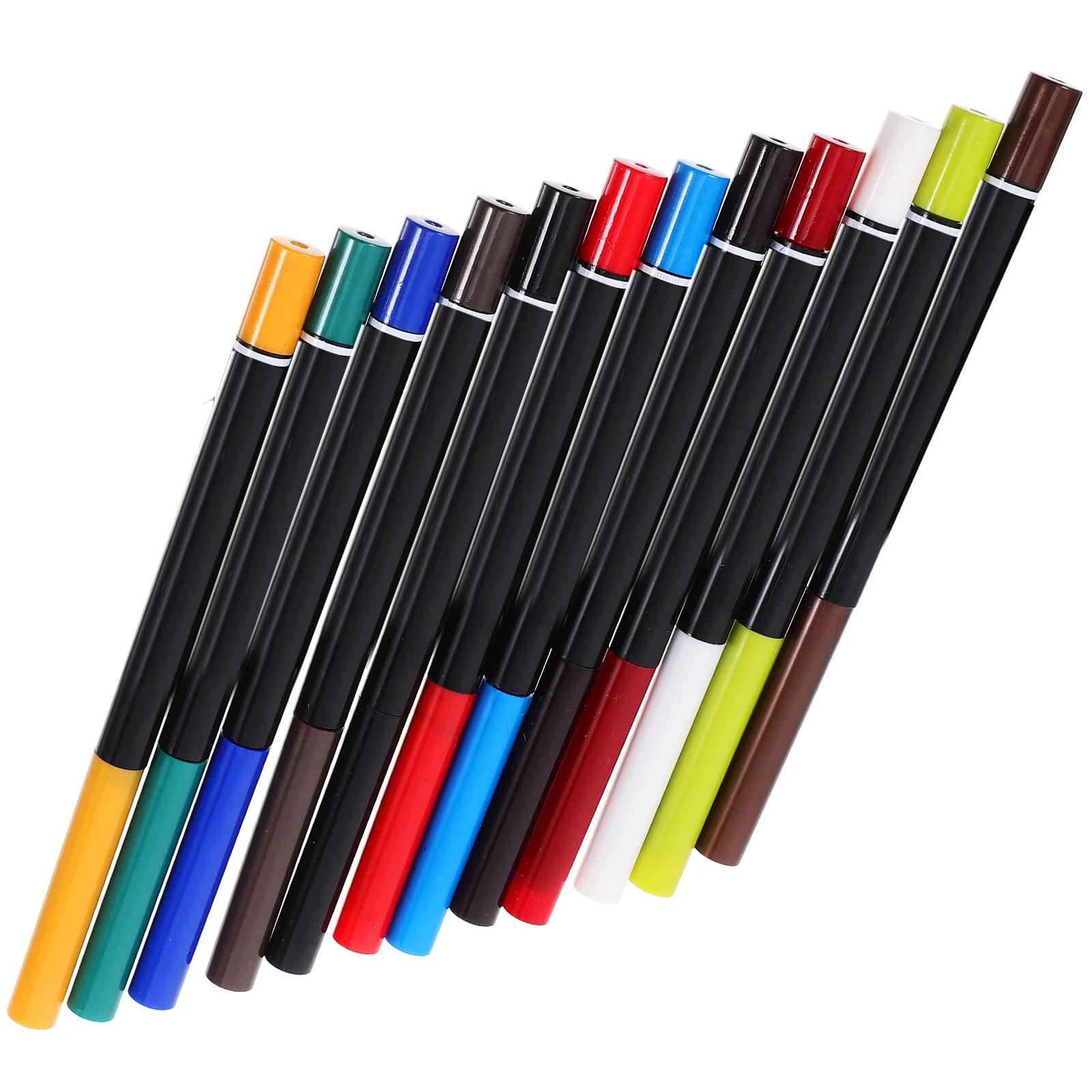 12 szt. Kredka do brwi dwufunkcyjna, eyeliner i kredka do brwi, odporna na rozmazywanie, łatwa w użyciu, z możliwością regulacji koloru, precyzyjna końcówka, kredki do makijażu dla kobiet.