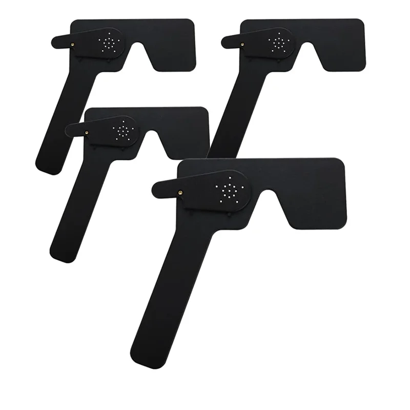 A47F-4 Piezas Occlusor de Ojos oftálmicos para Oftalmólogos Ortotistas Optometristas Herramienta para Examen de Ojos (Negro)
