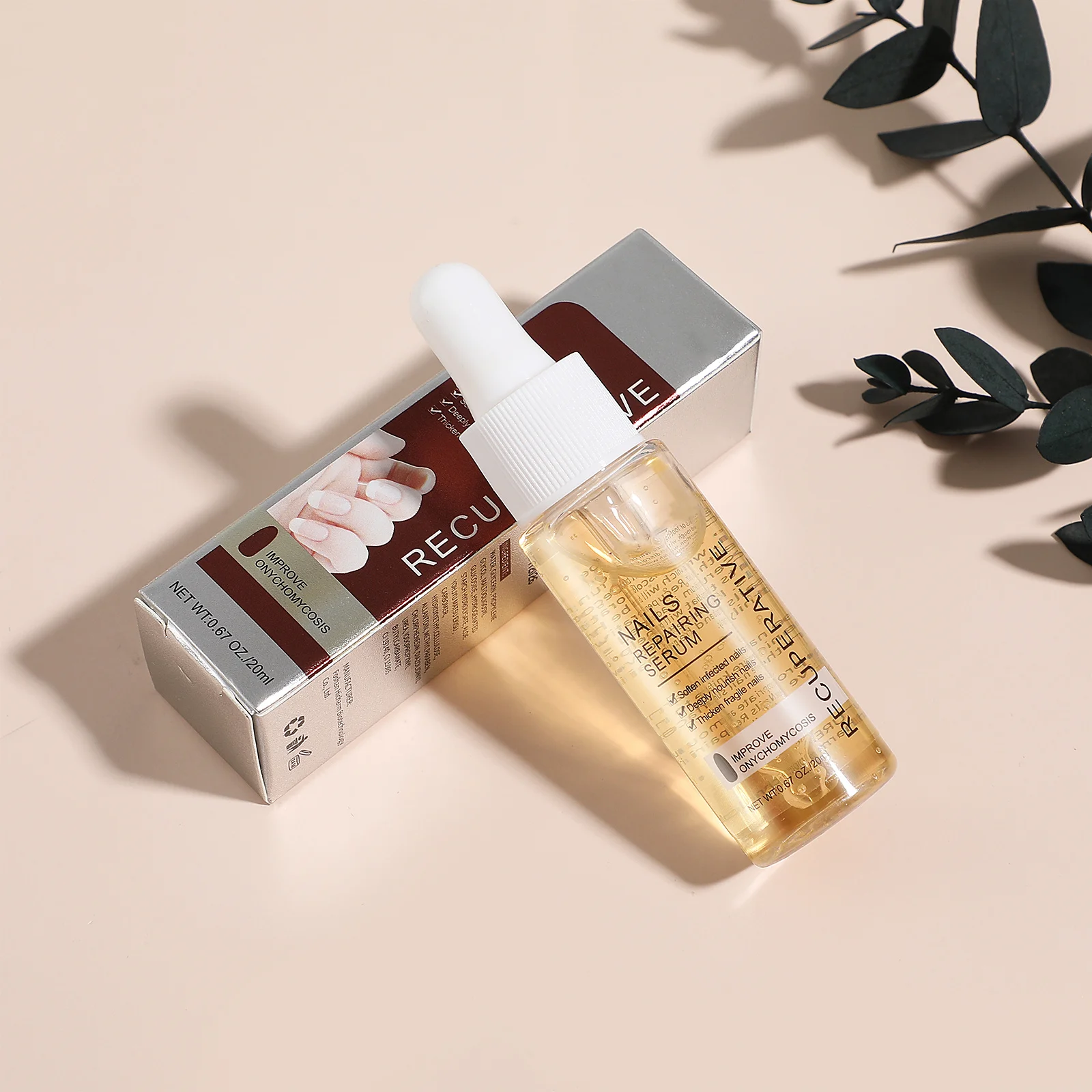 น้ำยาซ่อมแซมเล็บ ยาสมุนไพร สำหรับเล็บที่เสียหาย เซรั่มบำรุงเล็บ ซึมซาบได้ดี ไม่ระคายเคือง พกพาสะดวก ดีต่อสุขภาพ