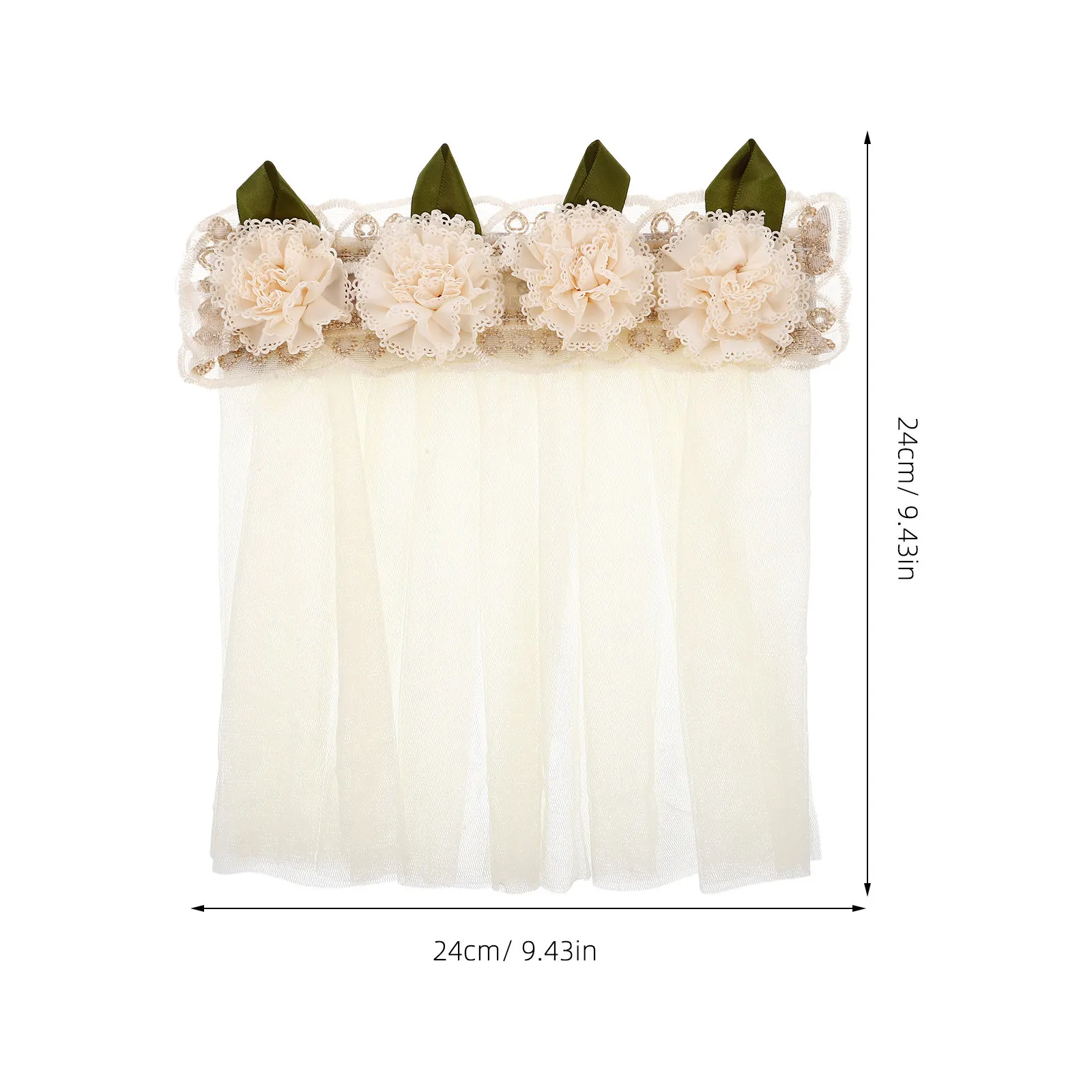 Mini Curtain Sheer Lace Meter Box Cover Decorative Fabric Curtain Easy Install Cover Accessory Door