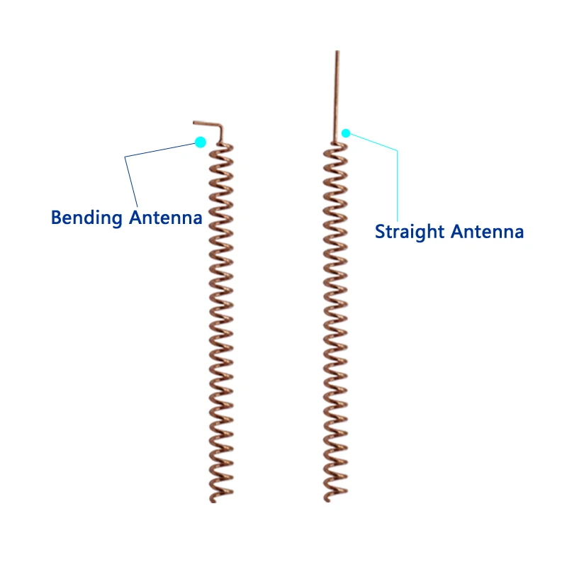 Imagem -04 - Antena Interna Helicoidal Aérea Omni Wifi para Soldagem Controle Remoto 433mhz Lora 3dbi Spring Coil Pcb 100 Pcs