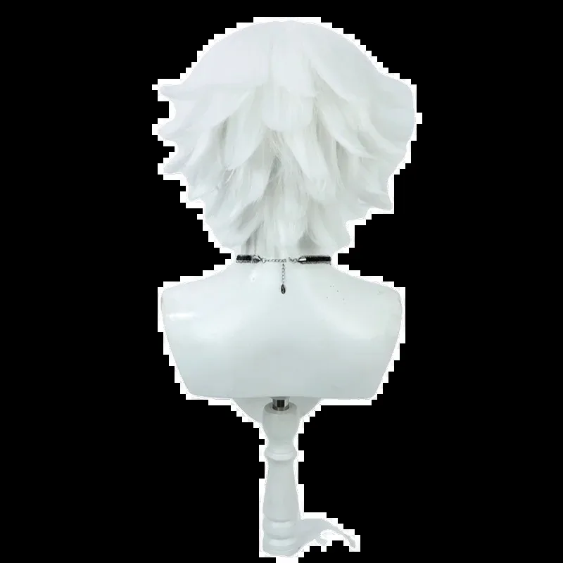 2025 yiyi Sky: أطفال الضوء هالوين عيد الميلاد الساحرات والمعالجات تأثيري قصير أبيض نقي للجنسين شعر مستعار دور الطرف #5