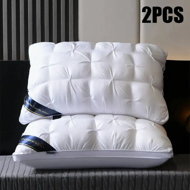 

2-Piece Sleep Pillow Set, Soft Supportive Bed Pillows, Suitable For Back, Stoh, Or Side Sleeping Hotel Pillows
