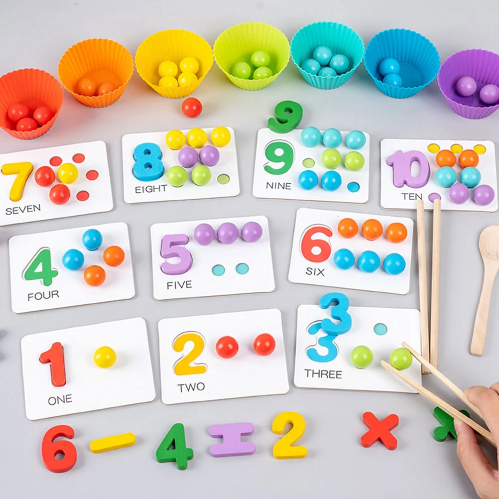 4 ชิ้น Montessori แหนบแหนบสําหรับเด็กการศึกษา Early Fine Motor Skills ของเล่น Playset กลางแจ้งไม้การเรียนรู้เด็ก