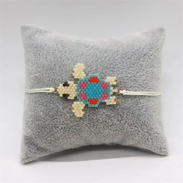 ZGMXR Rice bead bracelet Zoon  Hand knitting Bohemia Butterfly Flowers Fashion Female Graph Fish Adjustable Beaded bracelet