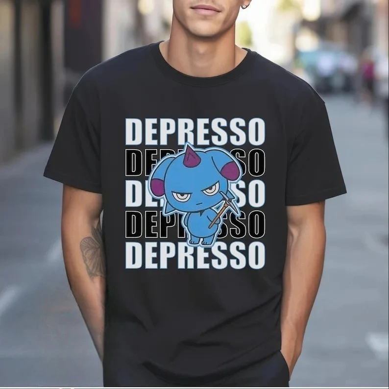 Palworld مستوحاة بندقية ديبرسو تي شيرت ألعاب للجنسين كل مباراة تي شيرت الألعاب البلوز هدية فريدة للاعبين لعبة فيديو الملابس