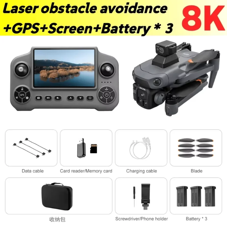Lenovo GPS Drone V918 Max 4K Professionele HD Camera Fotografie Borstelloze Opvouwbare Quadcopter Laser Obstakelvermijding Drone