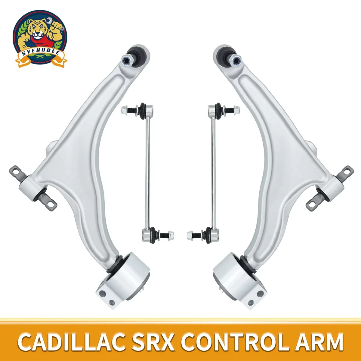 

Svenubee Front Control Arms Stabilizer Sway Bars Suspension 4Pcs Kit for Cadillac SRX 2010 2011 2012 2013 2014 2015 2016