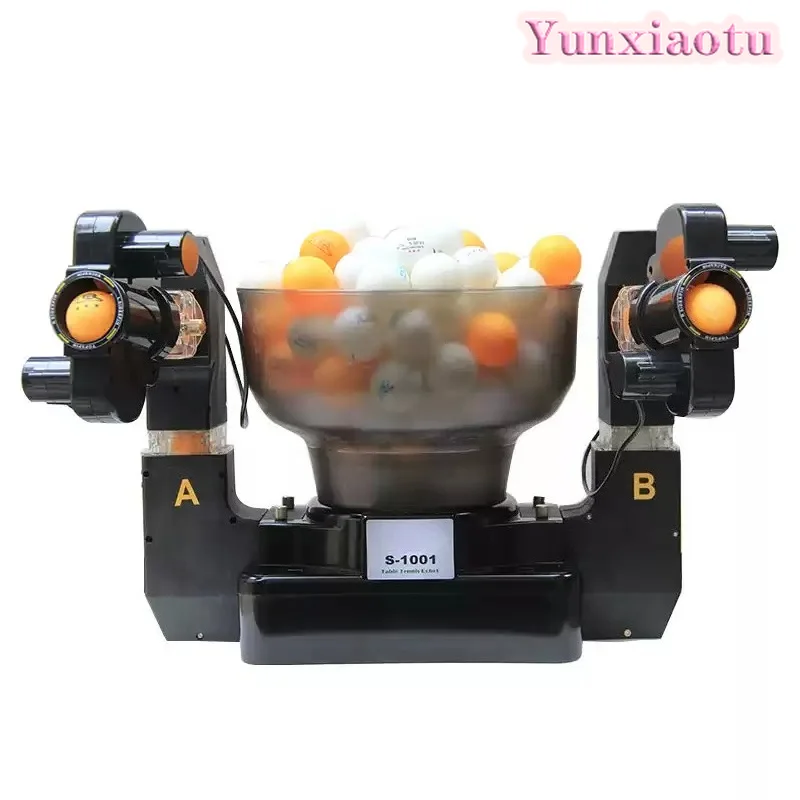 Ping Pong Ball Launcher Machine with Automatic Training System for Table Tennis Practice, Model HP-S1001 for Skills