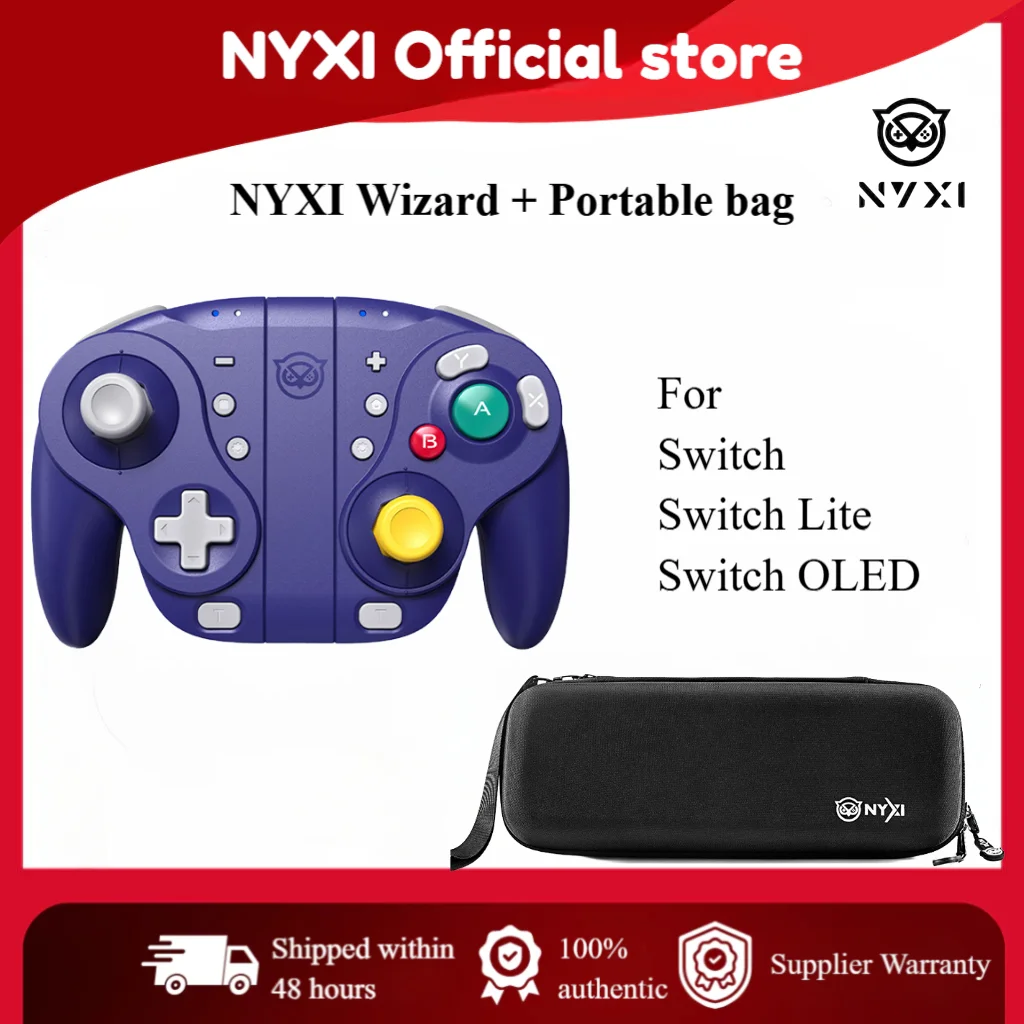 

Беспроводной джойстик NYXI Wizard для геймпада Switch/Switch OLED/Switch Lite, джойстики + чехол Odyssey