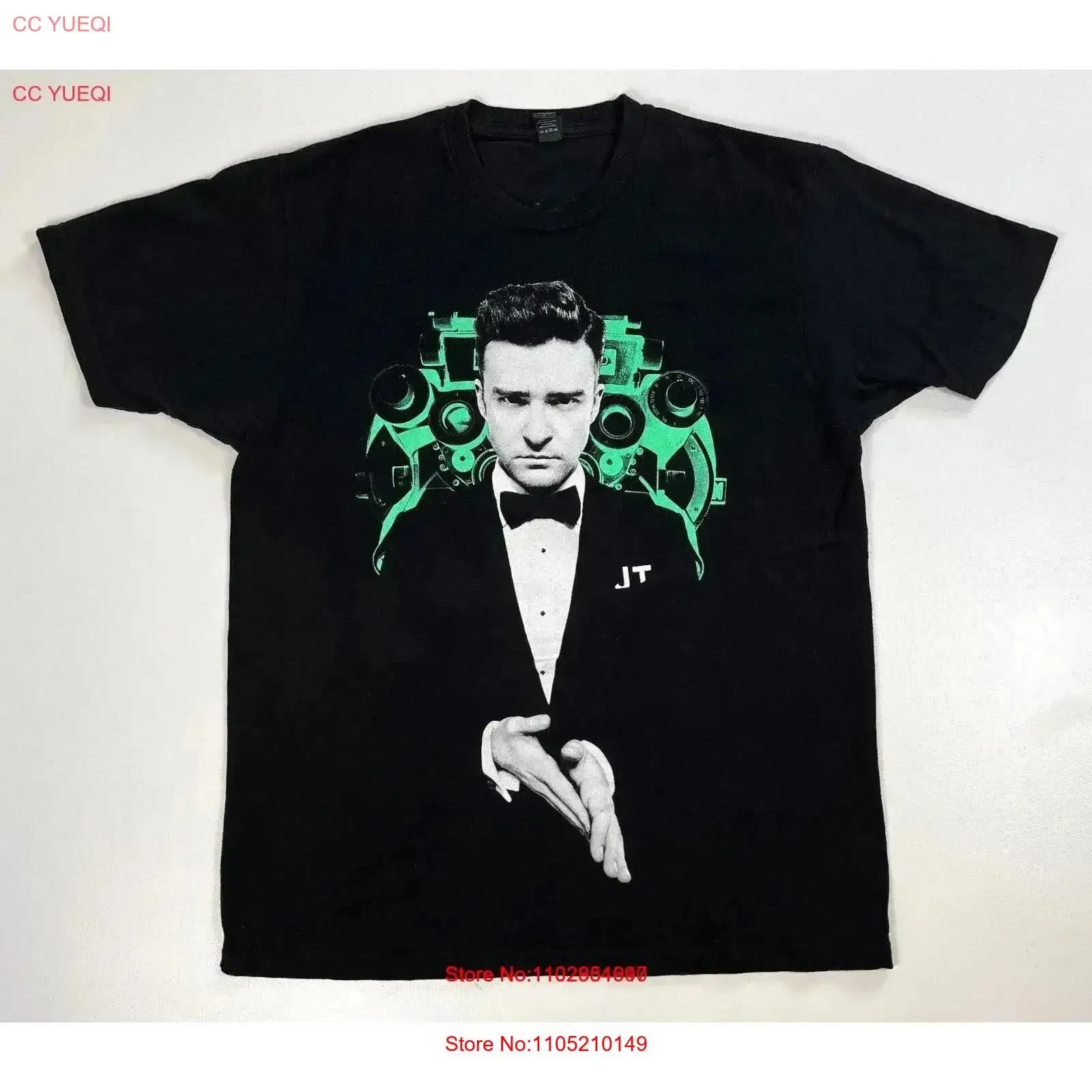 

Джастин Тимберлейк 2013 2014, футболка World Tour 20 Experience, размер L, винтажная стираная уличная одежда унисекс, дышащая мода