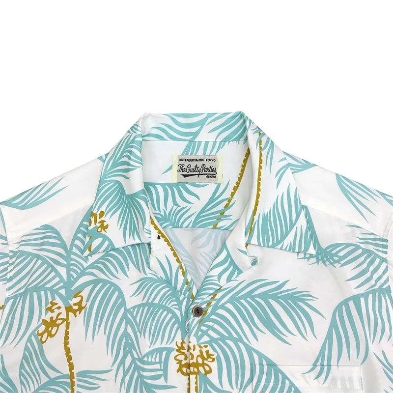 WACKO MARIA Palm Tree Heavenly Tokyo Hawaii Holiday Beach Mens Womens Japanese Short Sleeve Shirt
