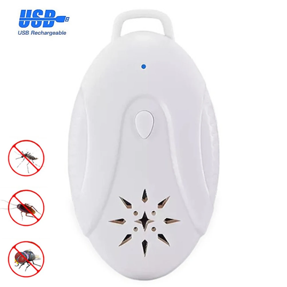 

Portable Ultrasonic Pest Repeller USB Charging Ultrasonic Pest Repellent Device Insect Anti-insect For Outdoor Camping Repellent