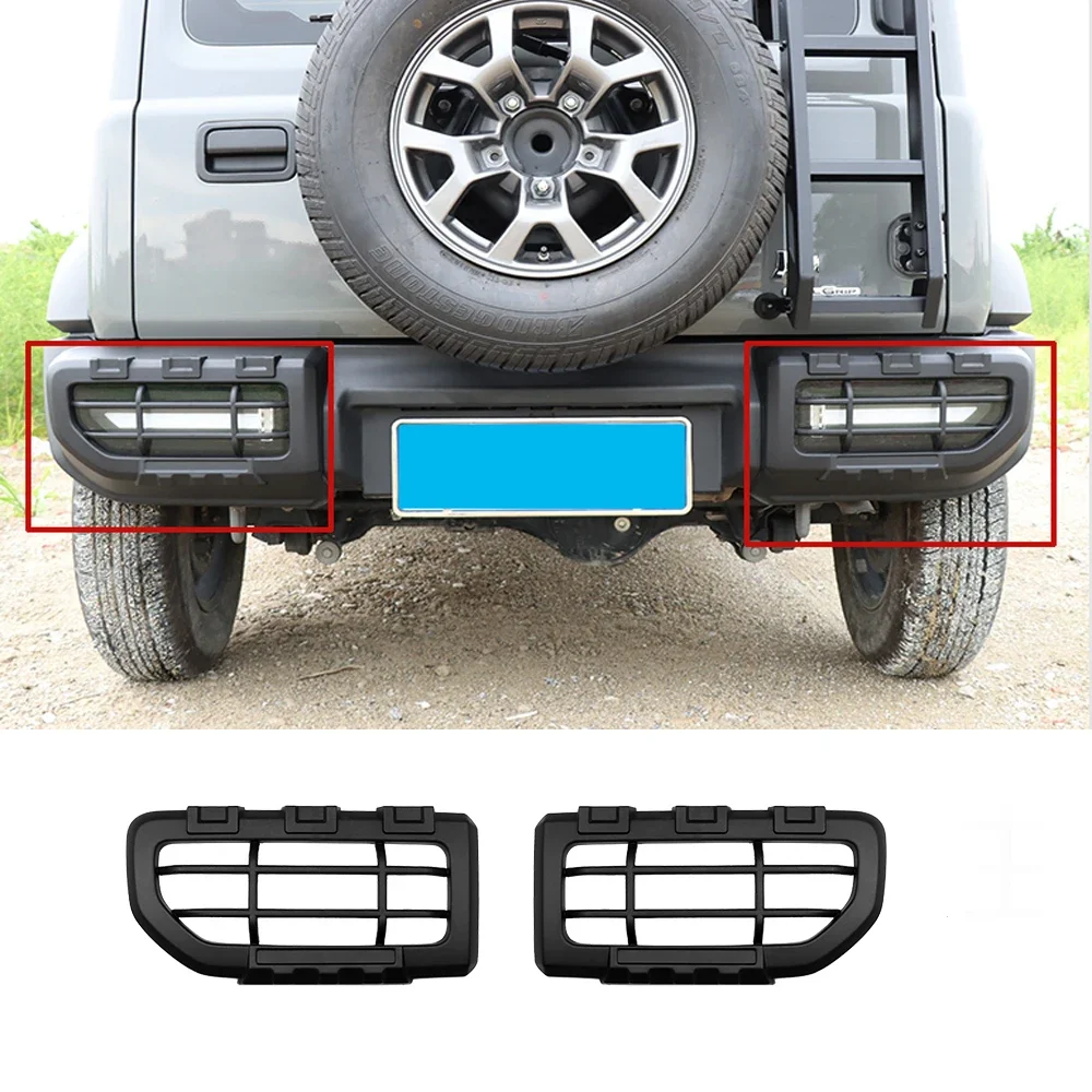 

Fit for Suzuki Jimny JB64W JB74W 2019-2024 Car Retrofit Rear Fog Light Lamp Protector Guards Cover Decorative Cover Trim