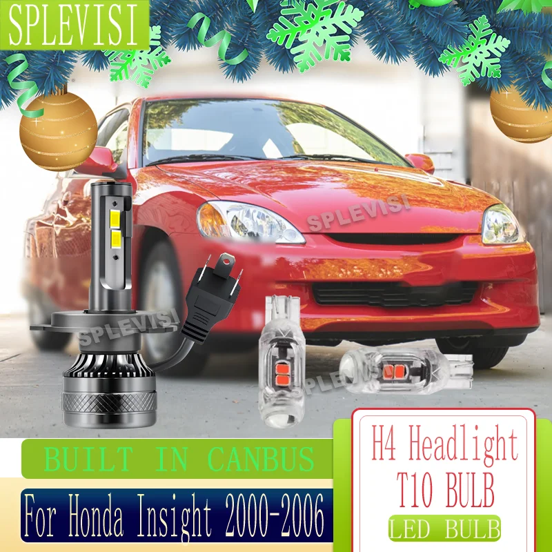 Newly upgraded 200W LED conversion kit delivers 20000LM output LED Bulb For Honda Insight 2000 2001 2002 2003 2004 2005 2006
