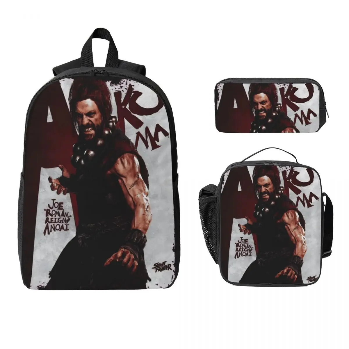 

Набор из 3 предметов: рюкзак, пенал и ланч-бокс для школьников (мальчиков и девочек) по мотивам фильма «Бои улиц» (2026)