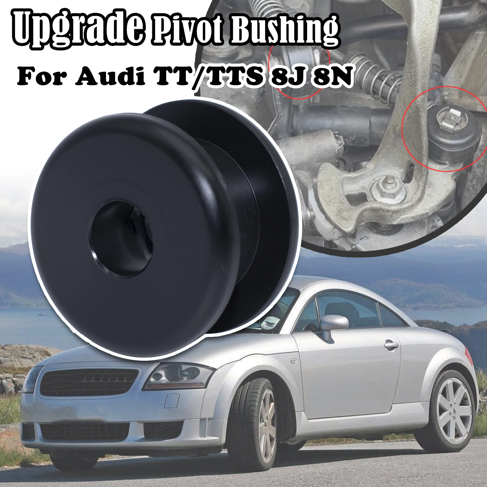 

For Audi TT/TTS 8J 8N Upgrade Pivot Bushing Manual Gear Selector Shift Cable end Linkage Strengthen Lock Washer Retaining Clip