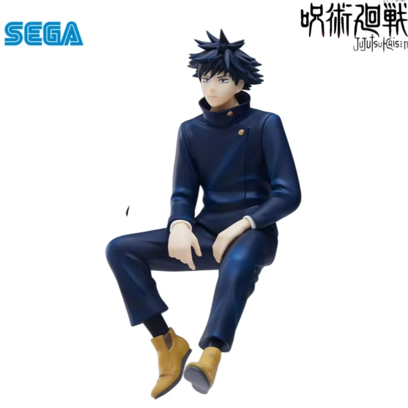 Figura de Acción Original de S E G A de Jujutsu Kaisen, Fushiguro Megumi Sentada, Personajes de Anime, Modelo de Juguete, Adornos de Garaje, Estatua