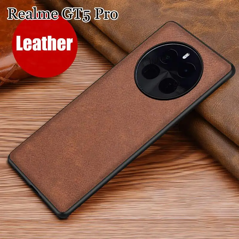 

Capa For Realme GT5 Pro Leather Shockproof Phone Case For Realme 11 10 Pro Plus 5G Ultra Slim Phone Cover For Realme GT2 GT5 Pro