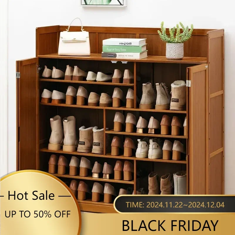 Entryway Shoe Cabinet Household Storage Dustproof Wood Dormitory Designer Shoes Rack Closet Zapatero Space Saving Furniture