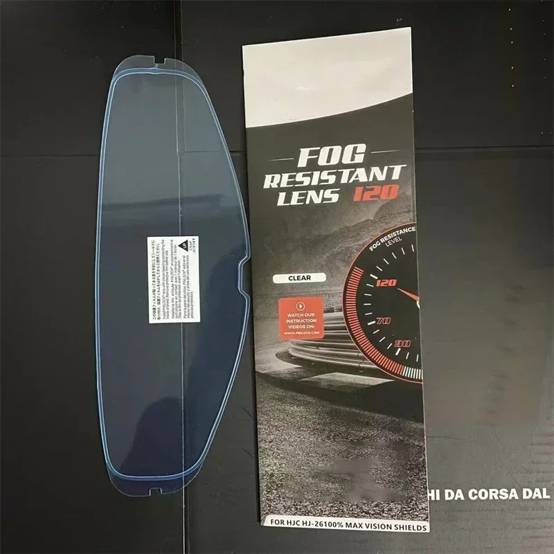 Filme anti nevoeiro para agv para hjc para kyt para shoei para r50s capacetes viseira pinlock anti nevoeiro adesivo rosto cheio para capacete da motocicleta