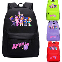 Aphmau Print Backpacks Fashion Students School Bags Teenage Laptop Bag Girls Boys Cartoon Bookbag Large Capacity Travel Rucksack