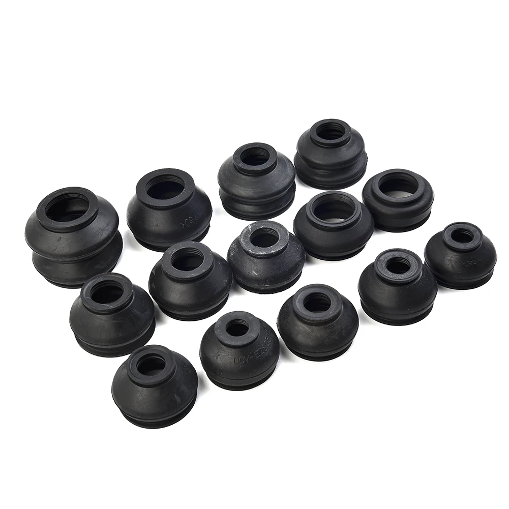 28Pcs Ball Joint Boot Suspension Steering Dust Cover Track Tie Rod Linkage Kit Minimizes Premature Wear Of Suspension Parts